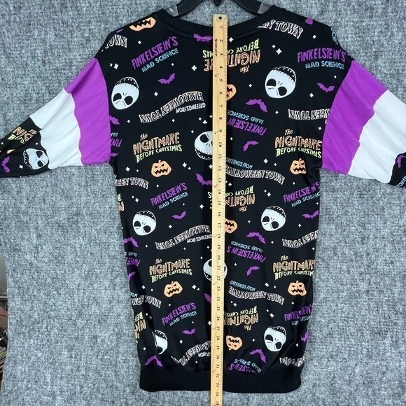 Nightmare Before Christmas Pajama Top Womens S Disney Cozycore Sleepwear - Picture 9 of 11